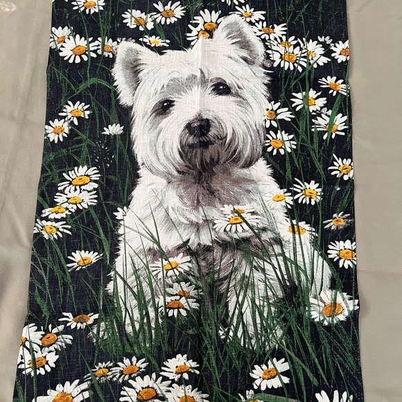 Ulster Weavers Other - New Ulster Weavers Scottie Terrier with Daisies Tea Towel